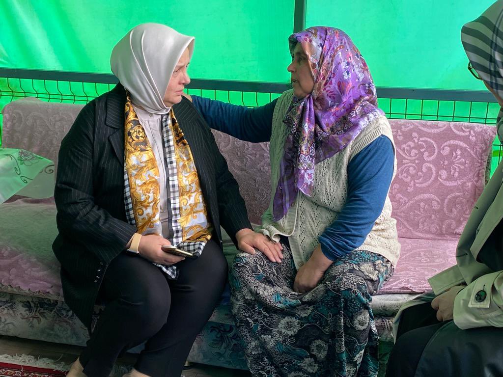 BARTIN'DA MADEN ŞEHİTLERİMİZİN AİLELERİNE TAZİYE ZİYARETİNDE BULUNDUK