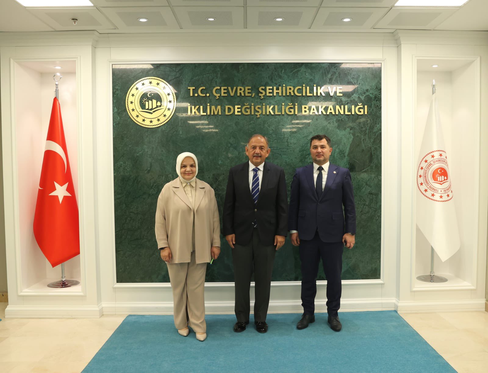 ÇEVRE BAKANIMIZI ZİYARET ETTİK