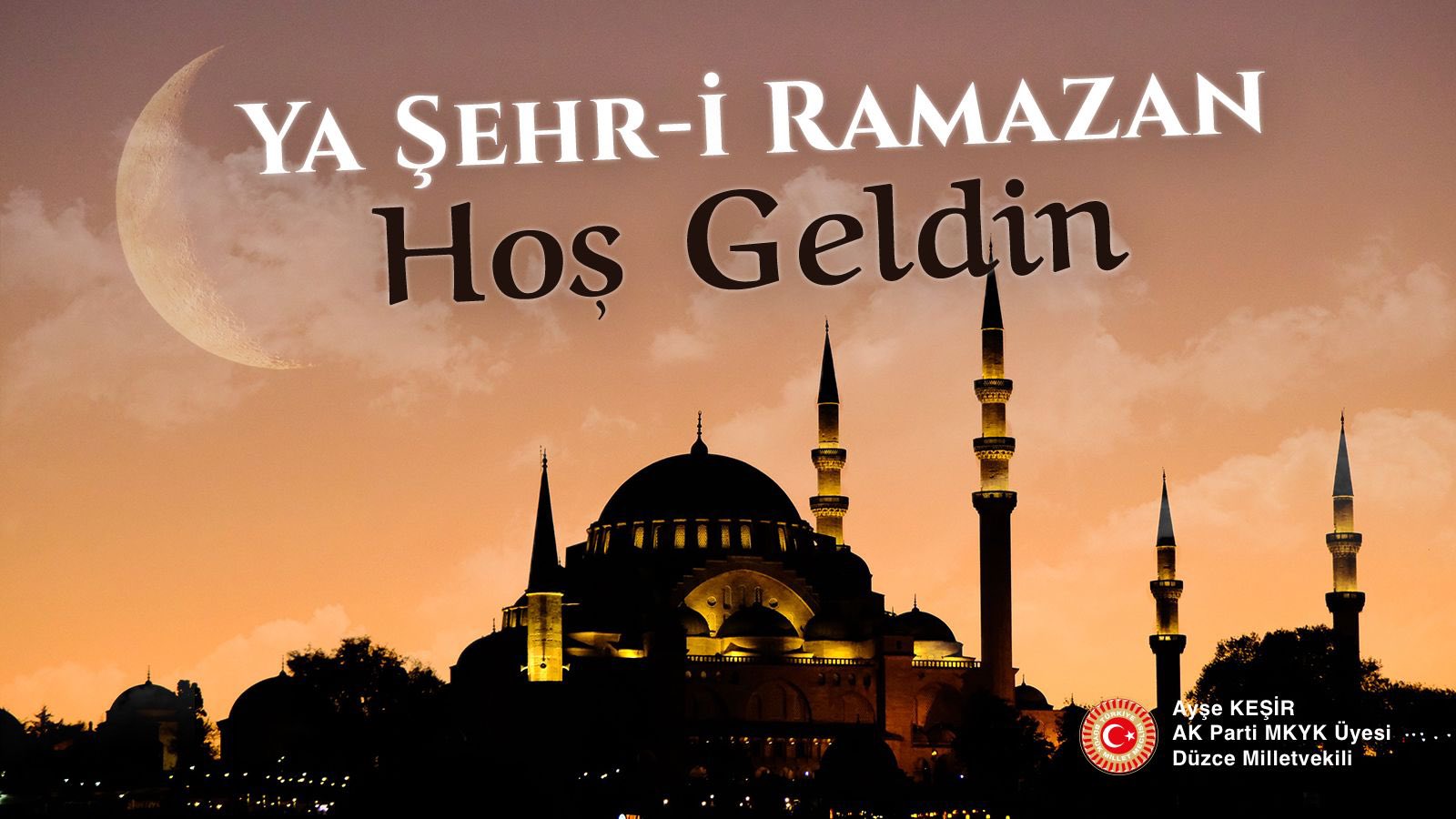 HOŞ GELDİN RAMAZAN