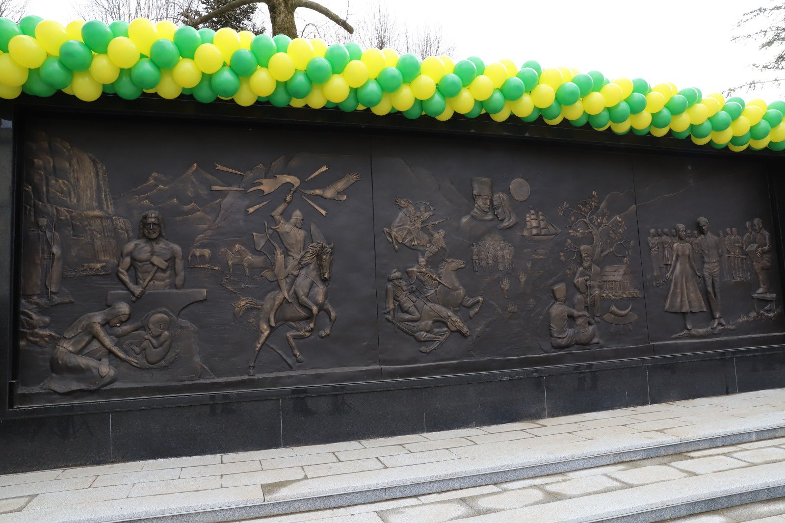 KAFKAS ANITI AÇILDI