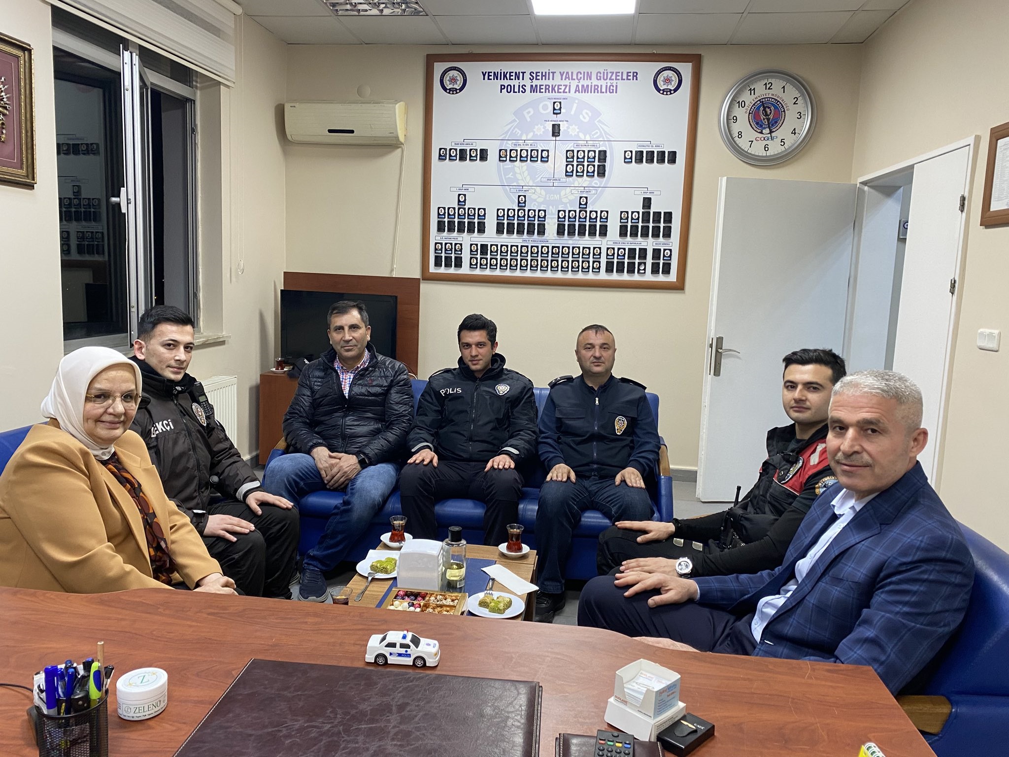 MESAİDEKİ POLİSLERİMİZİ ZİYARET ETTİK