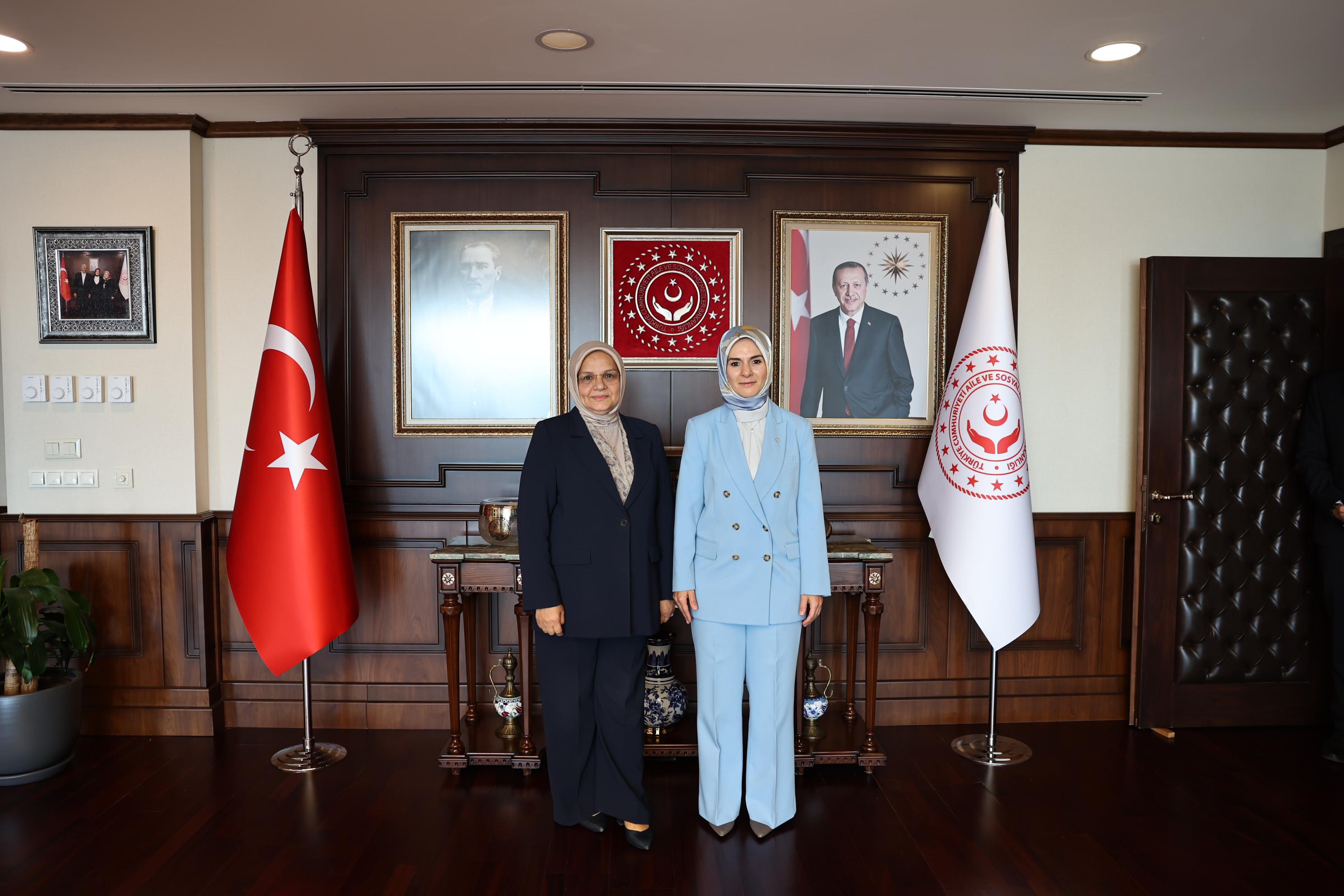 AİLE BAKANIMIZI ZİYARET ETTİK