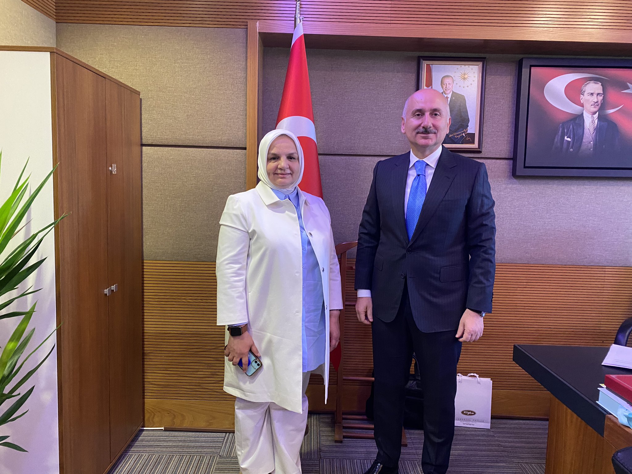 SAYIN KARAİSMAİLOĞLU'NU ZİYARET ETTİK