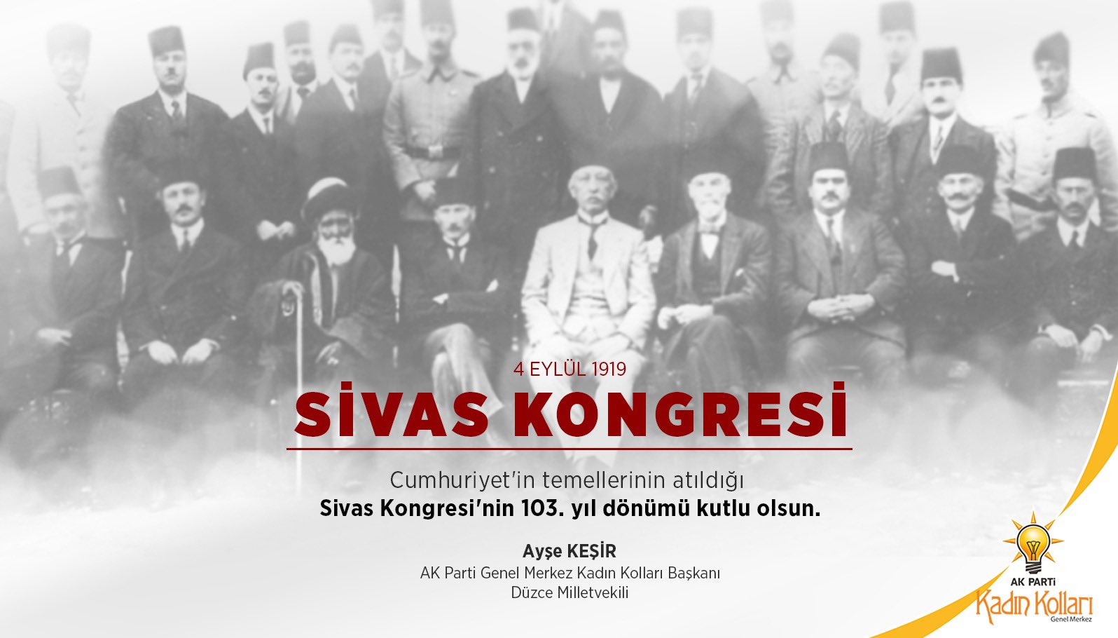 SİVAS KONGRESİ'NİN 103. YILI