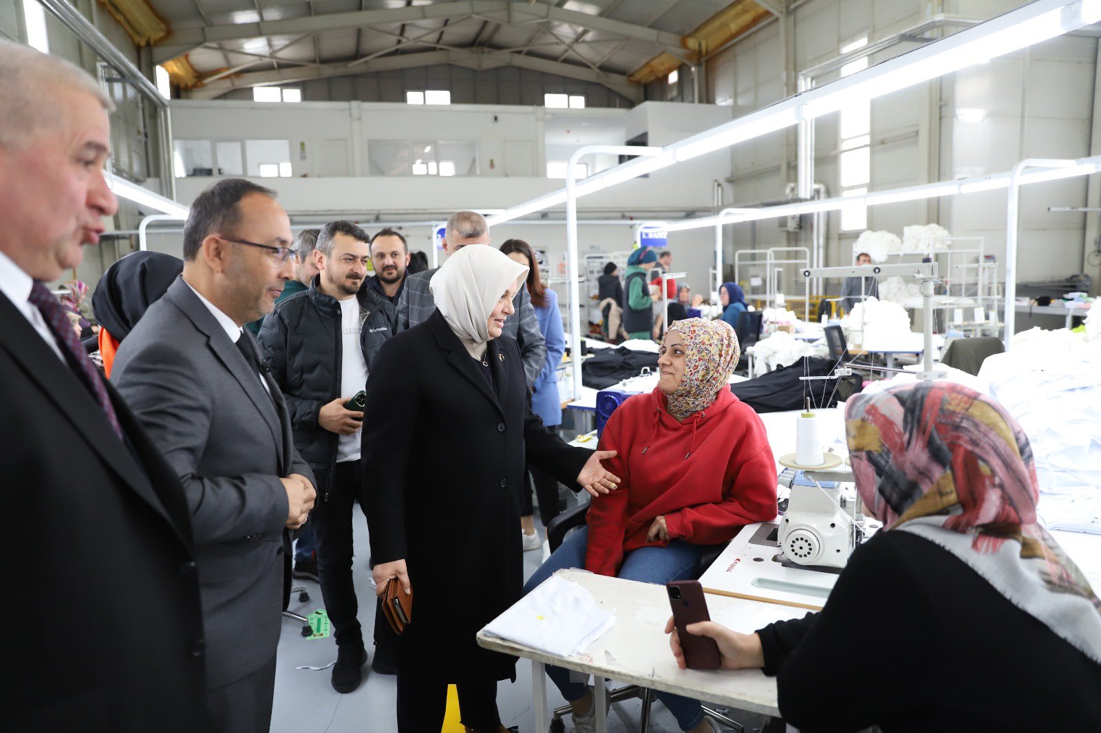 KAYNAŞLI'DA FABRİKA İŞÇİLERİNİ ZİYARET ETTİK