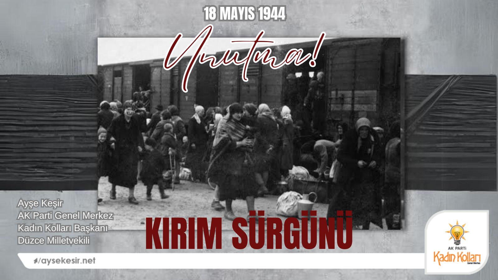 KIRIM SÜRGÜNÜ'NÜN 80. YILI