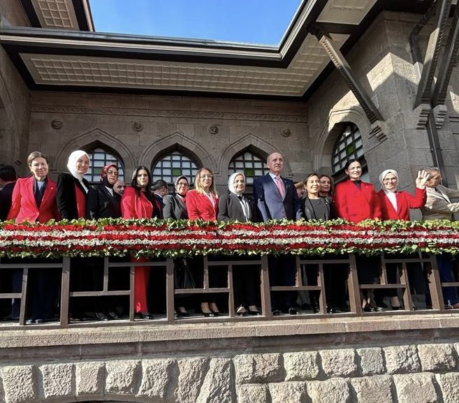 1. TBMM BİNASINDAKİ TÖRENLERE KATILDIK