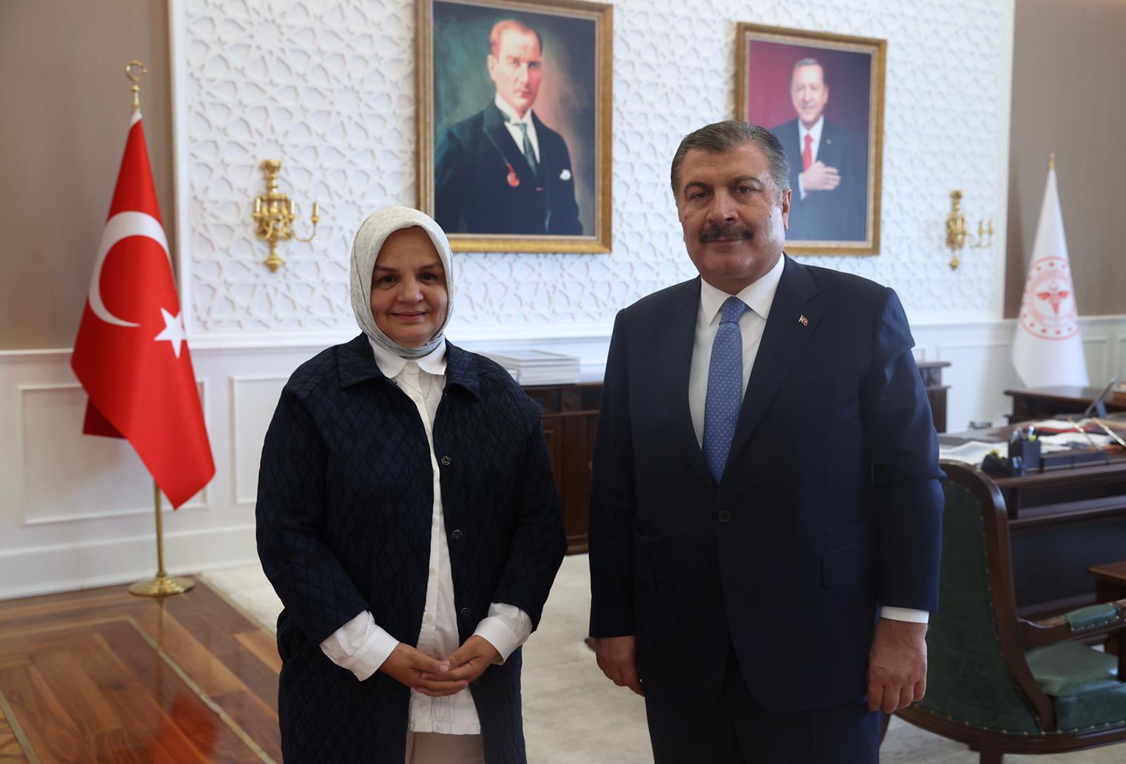 SAĞLIK BAKANIMIZI ZİYARET ETTİK