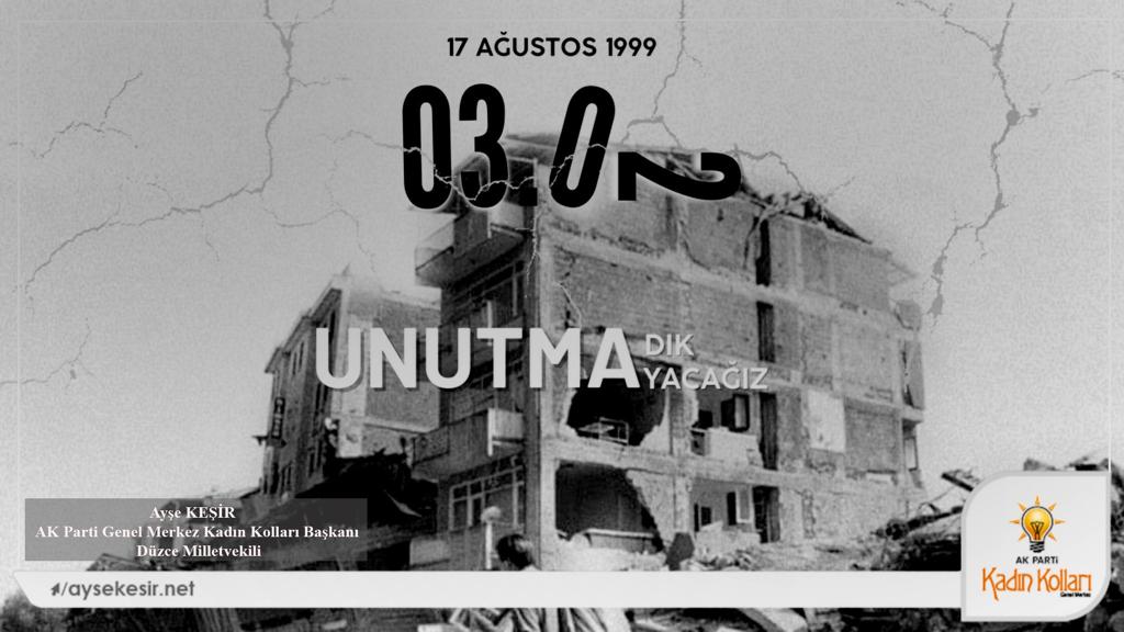 DEPREM ACISI 24 YILDIR YÜREĞİMİZDE 