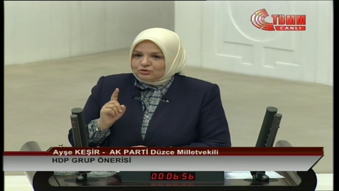 TBMM Genel Kurul'da HDP Grup Önerisi Aleyhine AK Parti Grubumuz Adina Söz Aldim