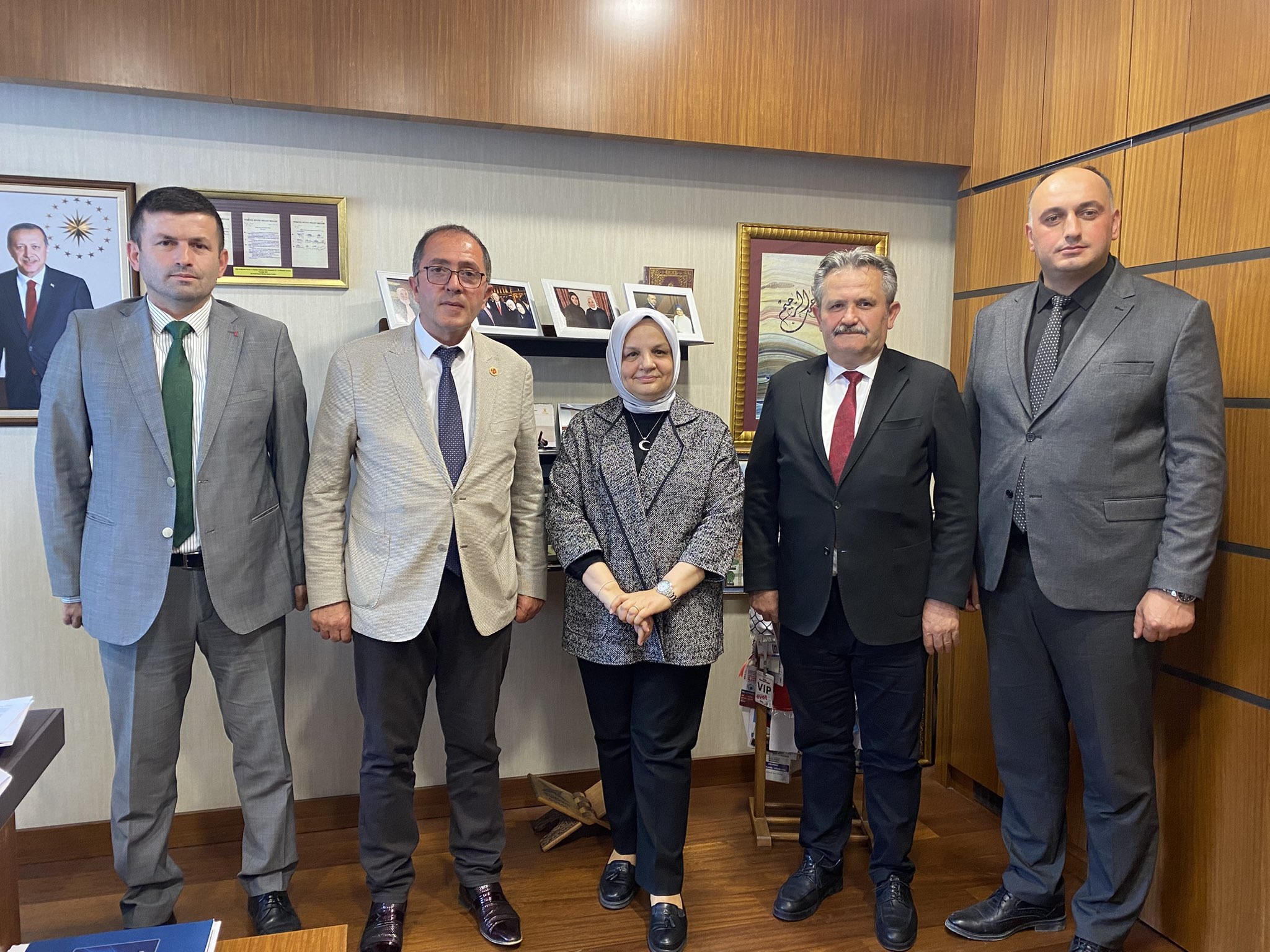 MHP DÜZCE HEYETİNİ MECLİS'TE MİSAFİR ETTİK