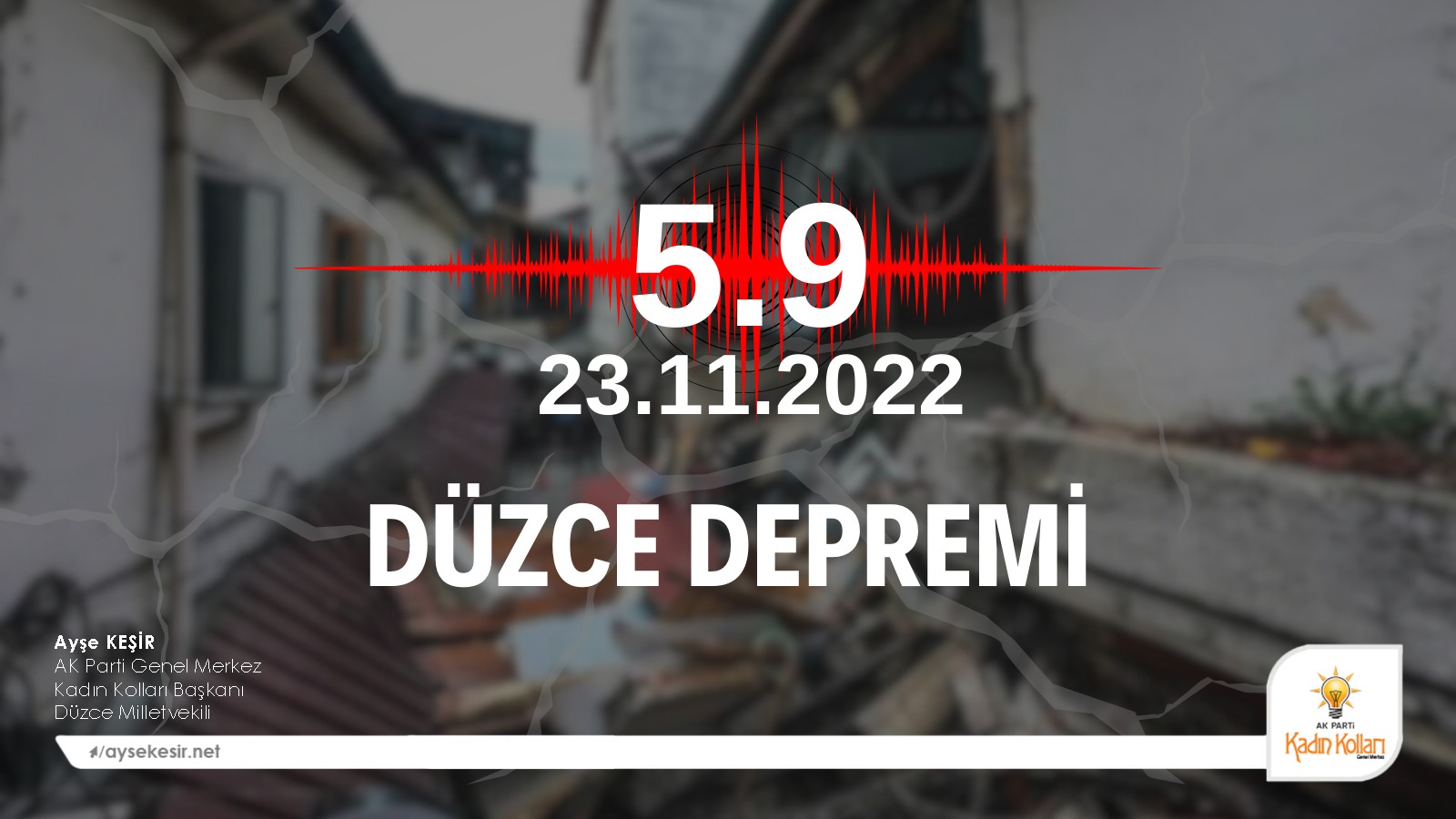 23 EKİM DÜZCE DEPREMİNİN 1. YLI 