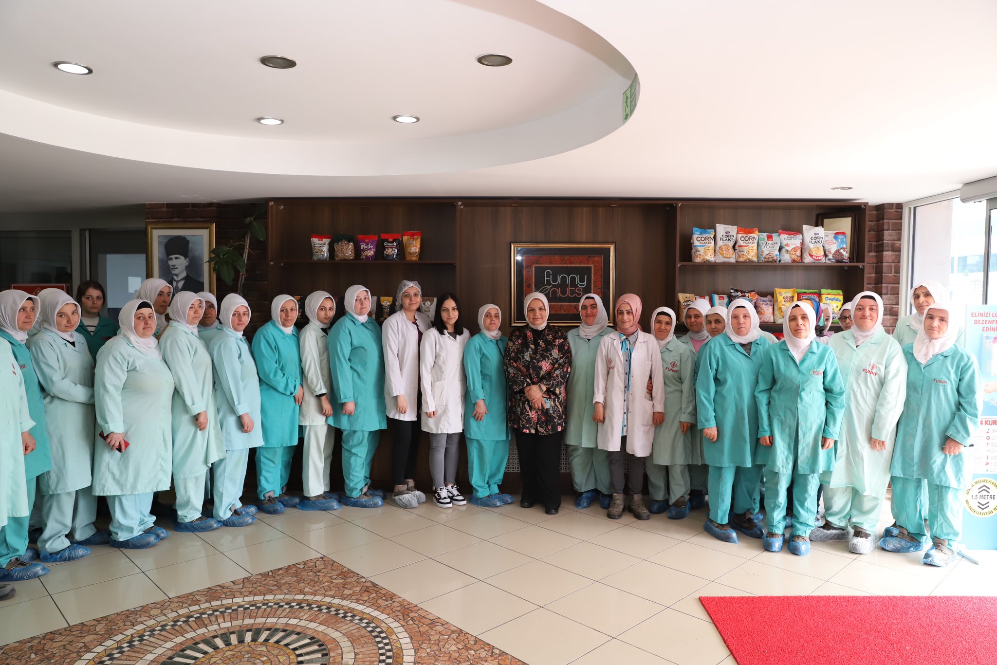 SANAYİDE ÜRETİM YAPAN KADINLARI ZİYARET ETTİK