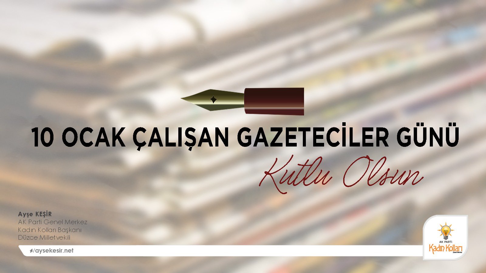 10 OCAK GAZETECİLER GÜNÜ KUTLU OLSUN (1)