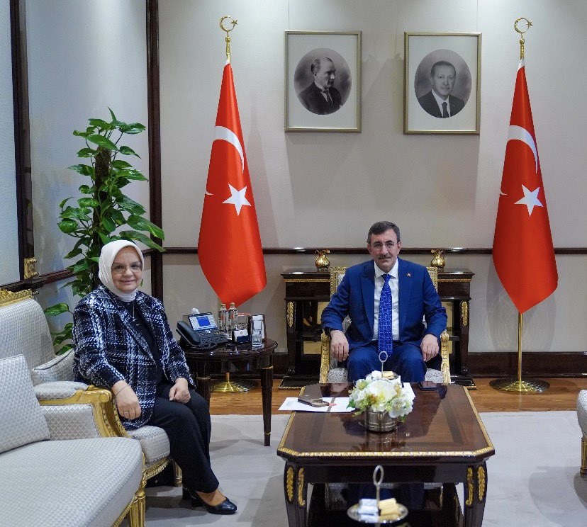 CUMHURBAŞKANI YARDIMCIMIZ CEVDET YILMAZ İLE BİRARAYA GELDİK