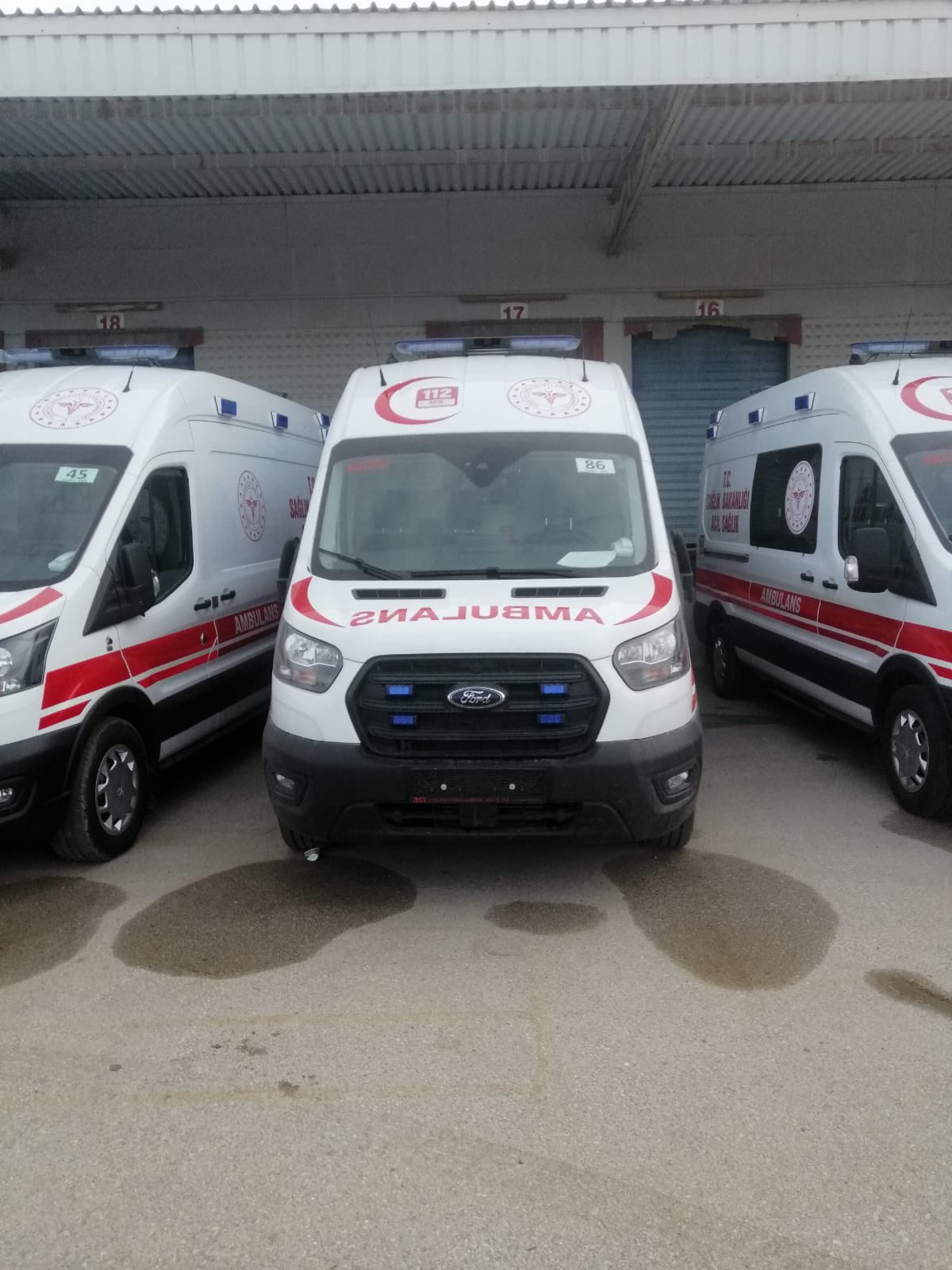 DÜZCEMİZE İKİ AMBULANS DAHA