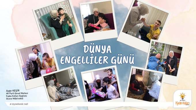 3 ARALIK DÜNYA ENGELLİLER GÜNÜ