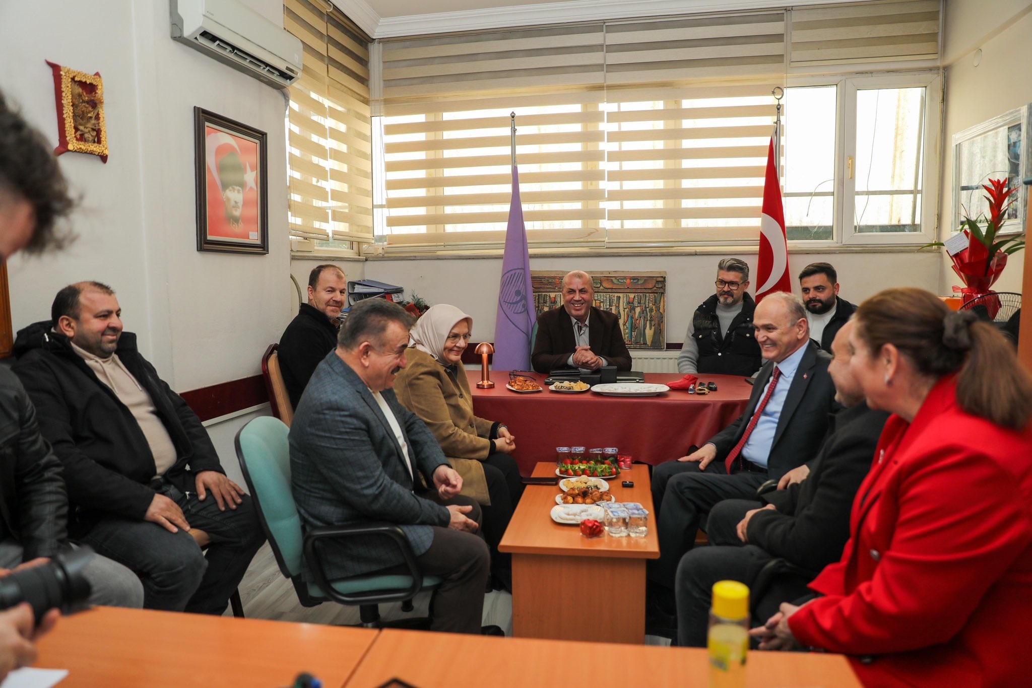 GENEL KURULUNU YAPAN ODALARI ZİYARET ETTİK